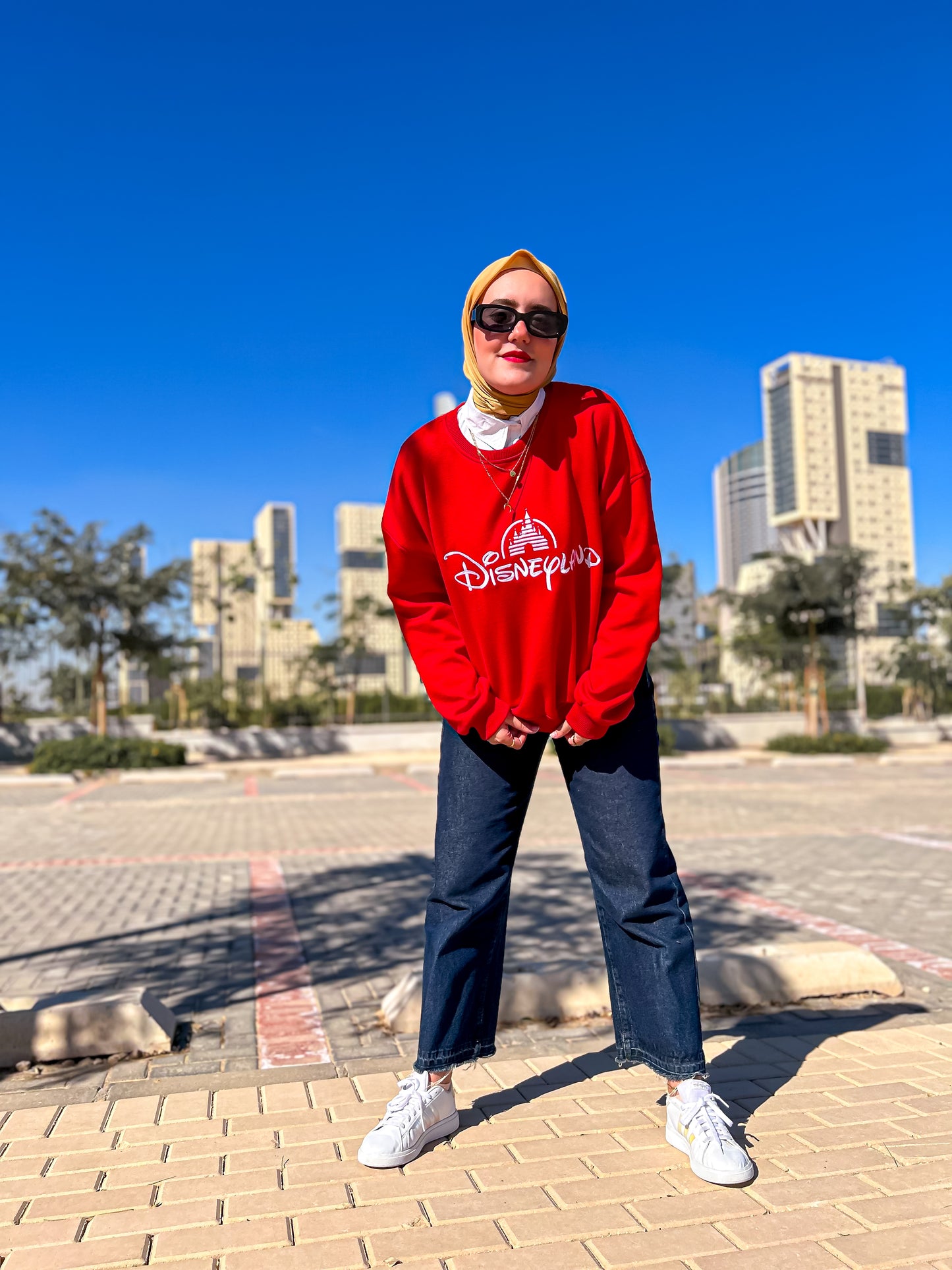 The Red Disneyland Sweatshirt